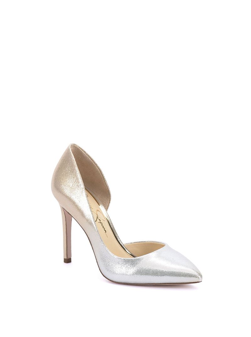 Women's Jessica Simpson Prizma D'Orsay Pumps Silver | JBILU-6305