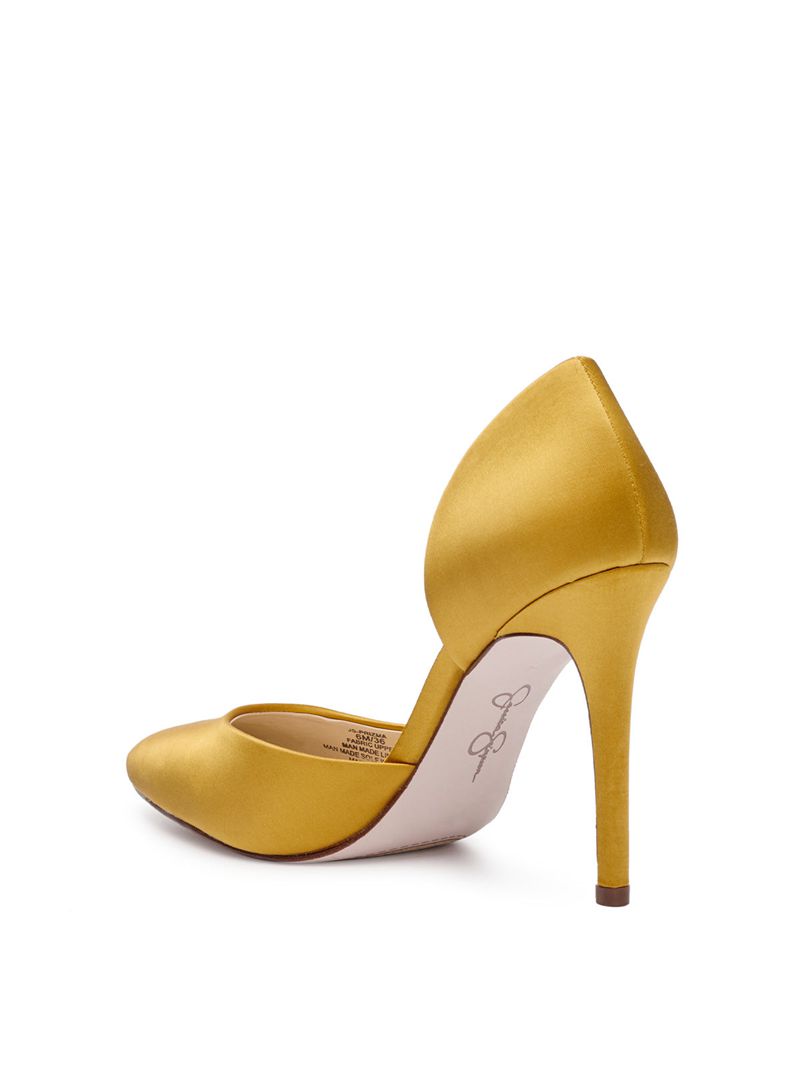 Women's Jessica Simpson Prizma D'Orsay Pumps Gold | TAIBJ-6791