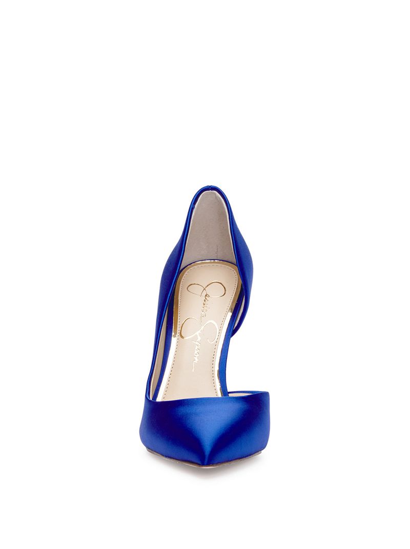 Women's Jessica Simpson Prizma D'Orsay Pumps Blue | THRMC-8610