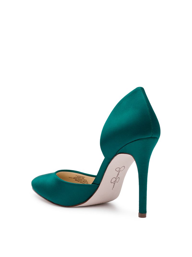 Women's Jessica Simpson Prizma D'Orsay Pumps Green | ZJQNG-7948