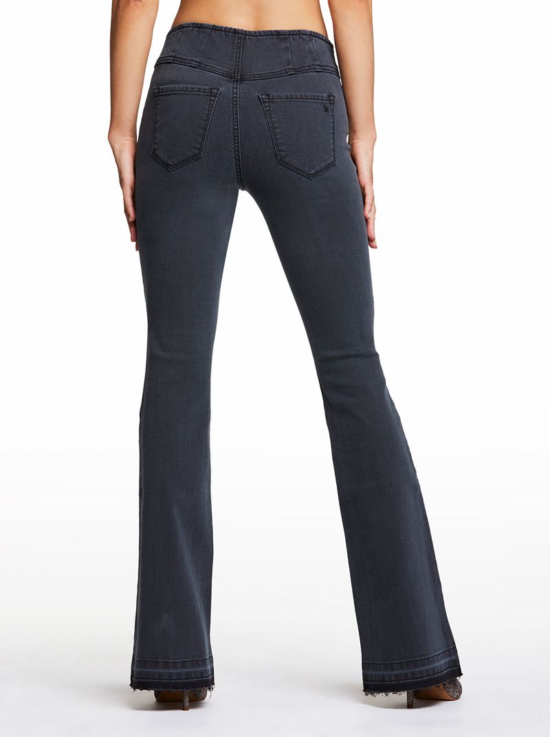 Women's Jessica Simpson Pull on Flare Bottoms Black | OGXZQ-8129