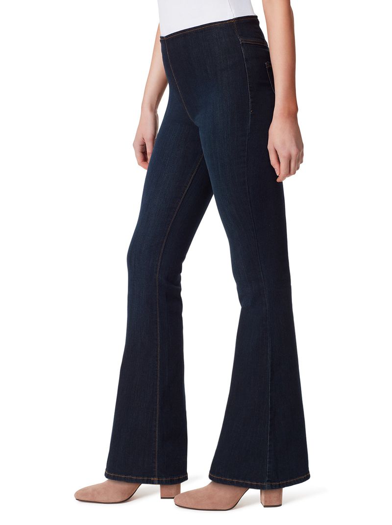 Women's Jessica Simpson Pull on Flare Jeans Black | VYPTX-7684