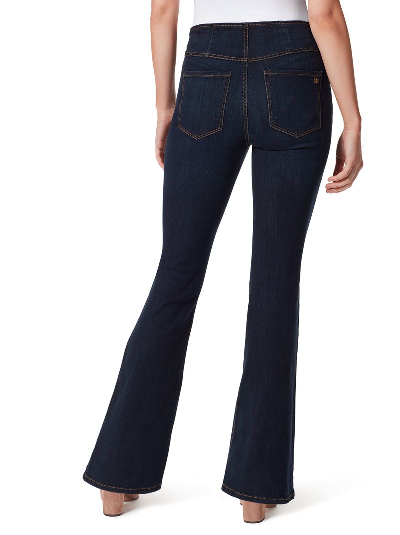 Women's Jessica Simpson Pull on Flare Jeans Black | VYPTX-7684