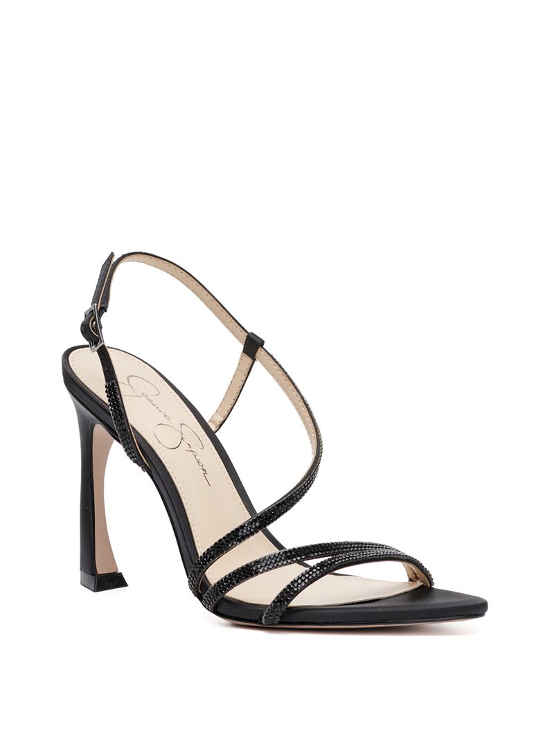 Women's Jessica Simpson Py Sandals Black | ITAMC-0269