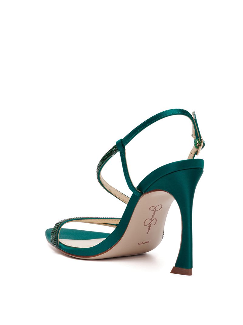 Women's Jessica Simpson Py Sandals Green | NZRUL-1987