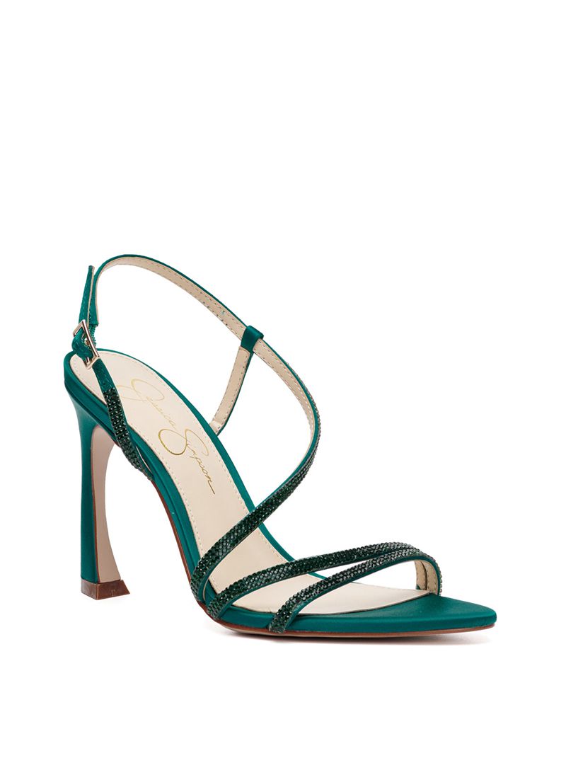 Women's Jessica Simpson Py Sandals Green | NZRUL-1987