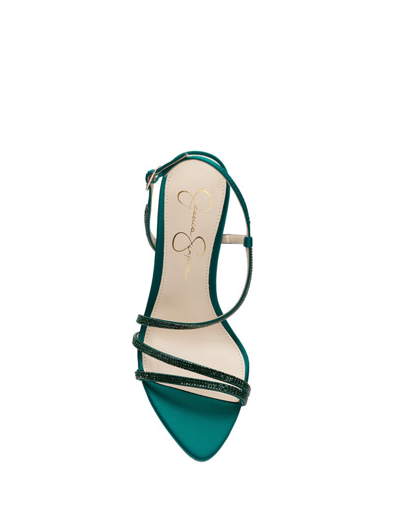 Women's Jessica Simpson Py Sandals Green | NZRUL-1987