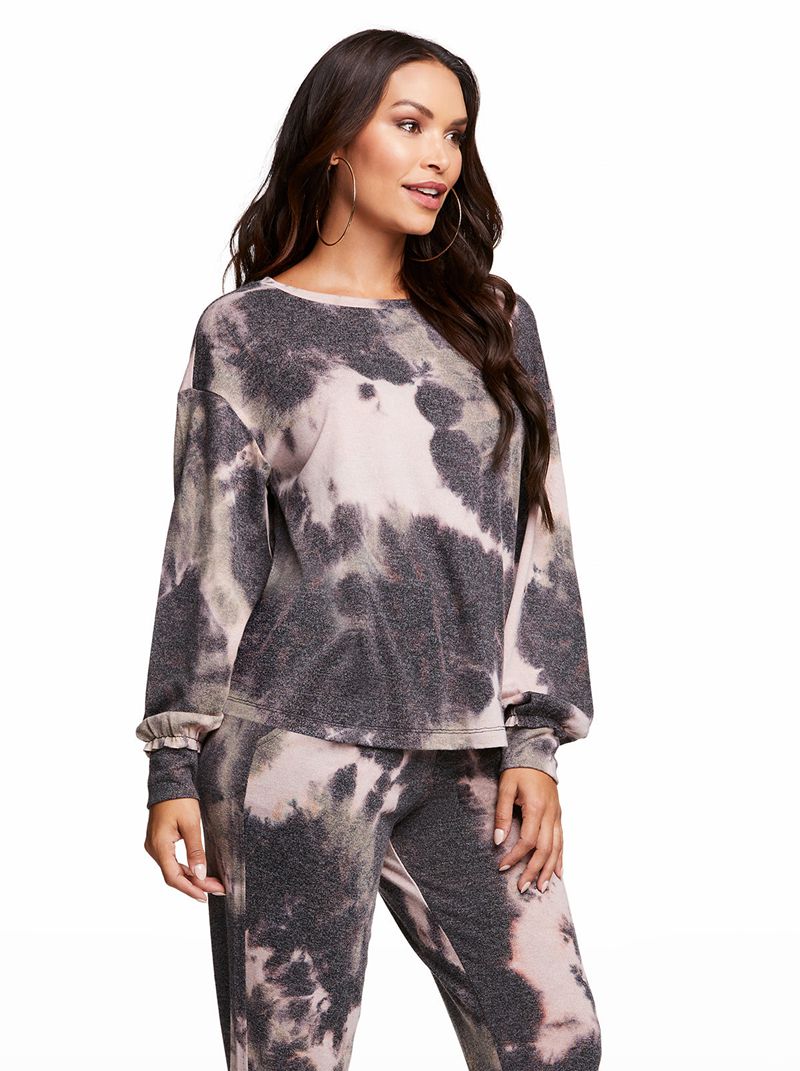 Women's Jessica Simpson Ra Loungewear Grey / Black | HUBVF-0528