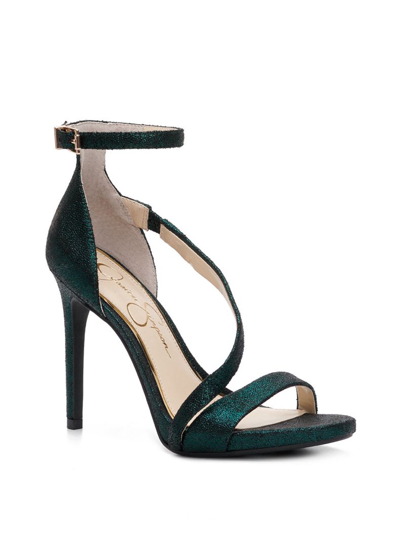 Women's Jessica Simpson Rayli Sandals Turquoise | PRQYK-5781