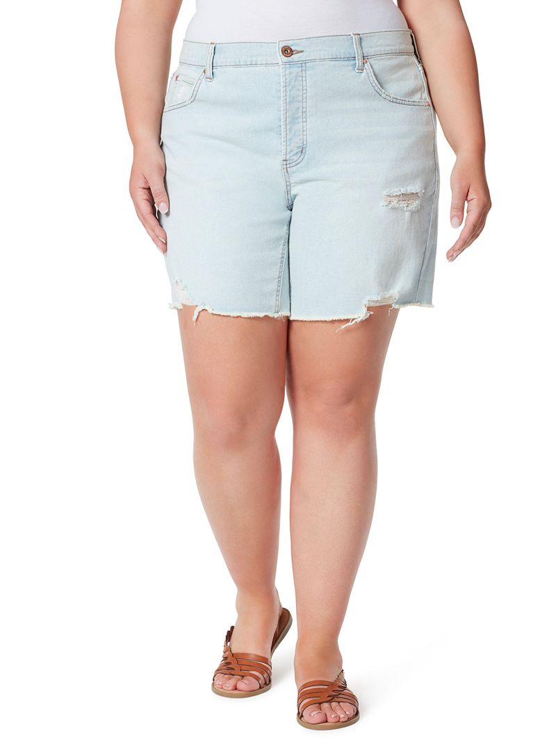 Women's Jessica Simpson Relaxed Shorts Blue | BORKA-0842