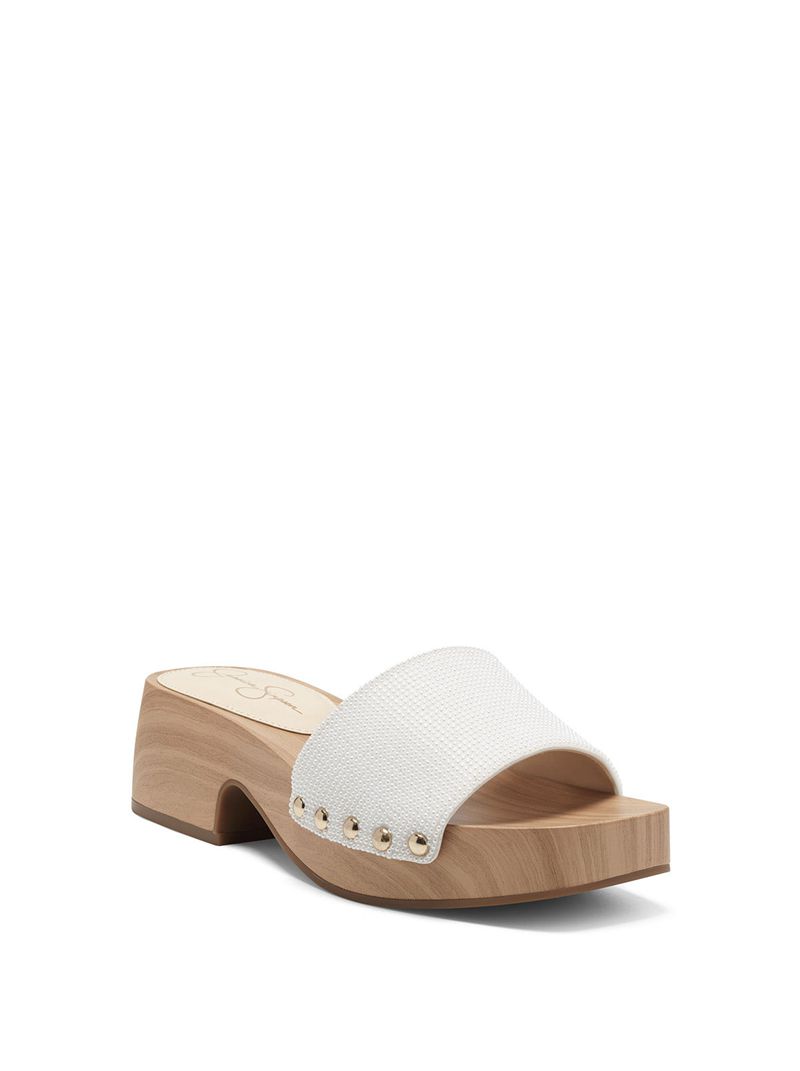 Women's Jessica Simpson Rexile Sandals White | EVAUJ-5126