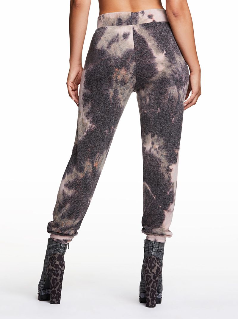 Women's Jessica Simpson Riya Tie dye Bottoms Grey / Black | TNCRV-5128