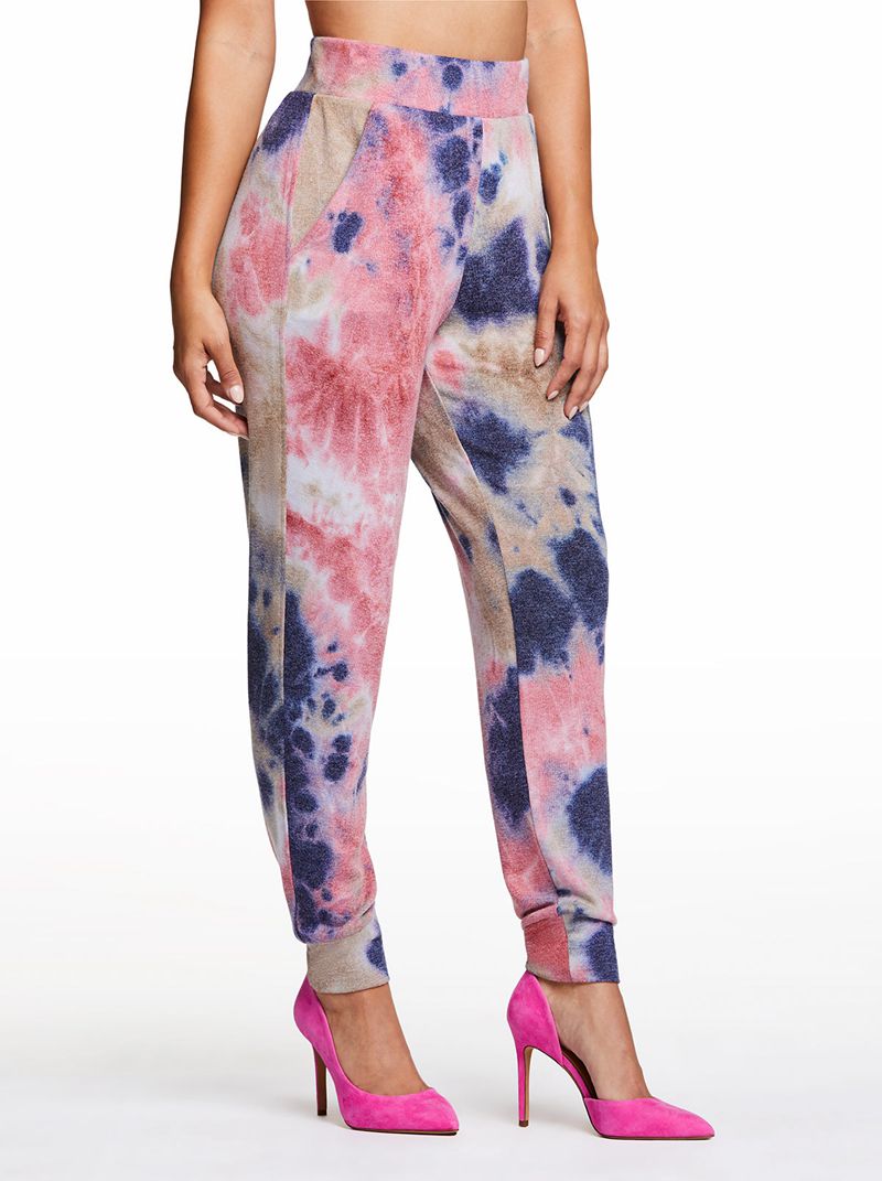 Women's Jessica Simpson Riya Tie dye Loungewear Multicolor | BWVRI-2349