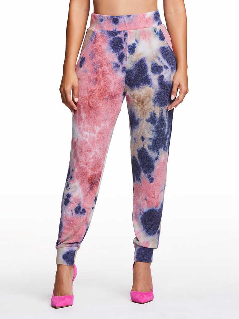 Women\'s Jessica Simpson Riya Tie dye Loungewear Multicolor | BWVRI-2349