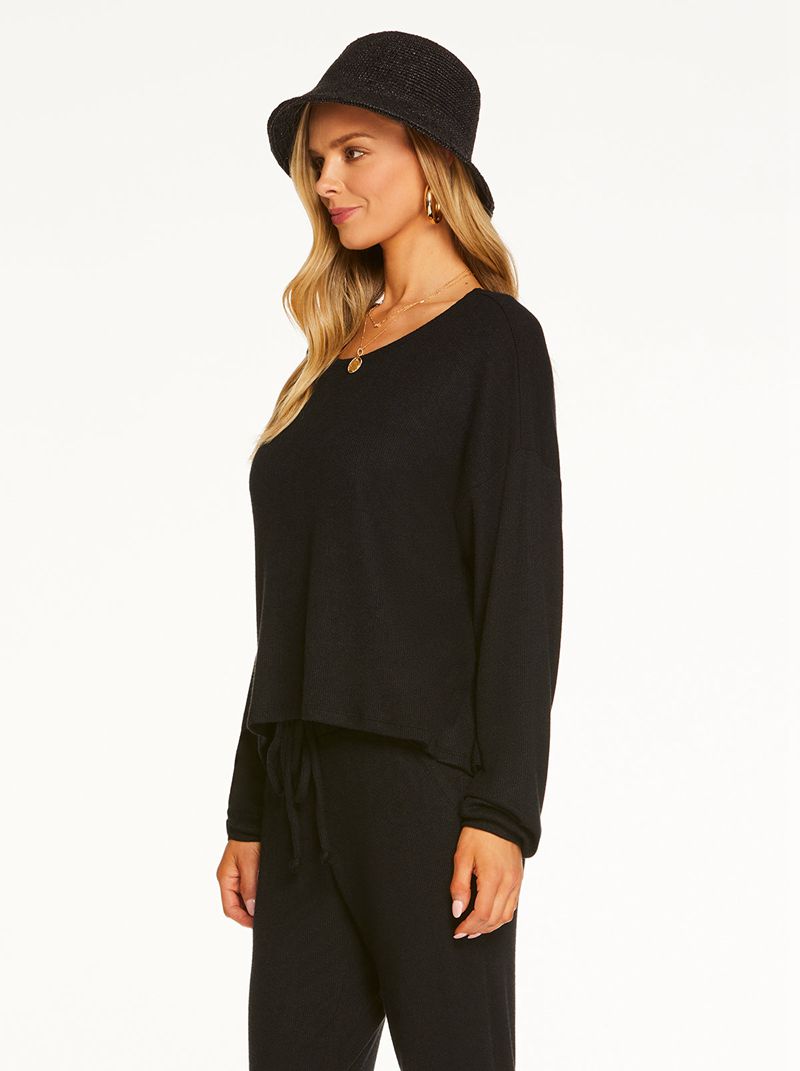 Women's Jessica Simpson Sage In Black Loungewear Black | SUCOL-9140