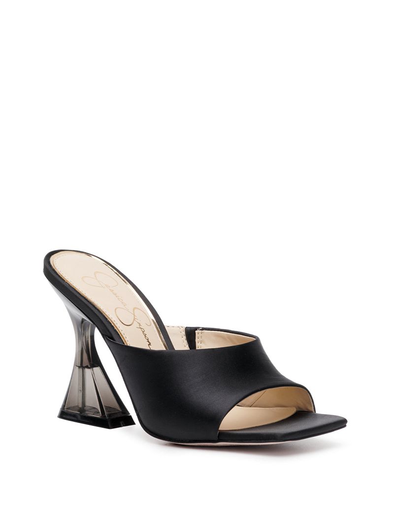 Women's Jessica Simpson Sanaa Sandals Black | IQWEV-9132