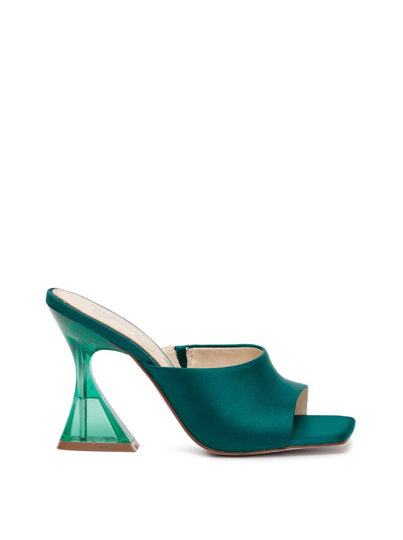 Women's Jessica Simpson Sanaa Sandals Green | TVIZE-8235