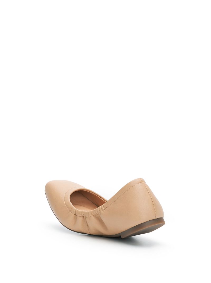 Women's Jessica Simpson Sandaze Flat Shoes Beige | APTCS-3586