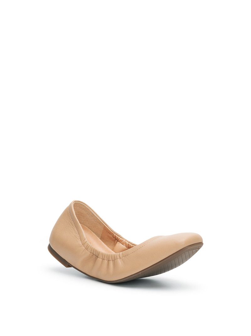 Women's Jessica Simpson Sandaze Flat Shoes Beige | APTCS-3586