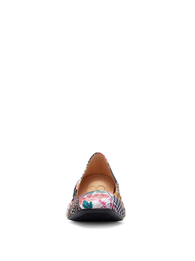 Women's Jessica Simpson Sandaze Flat Shoes Multicolor | CLDPF-9081