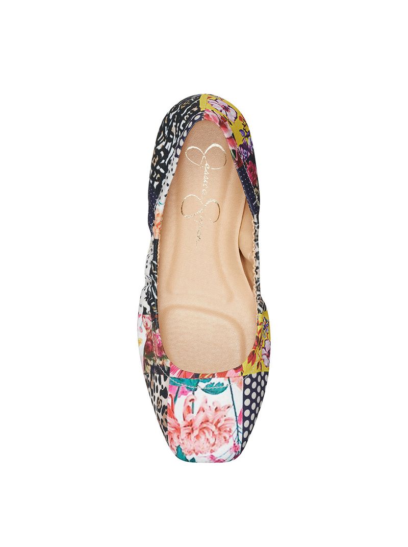 Women's Jessica Simpson Sandaze Flat Shoes Multicolor | CLDPF-9081