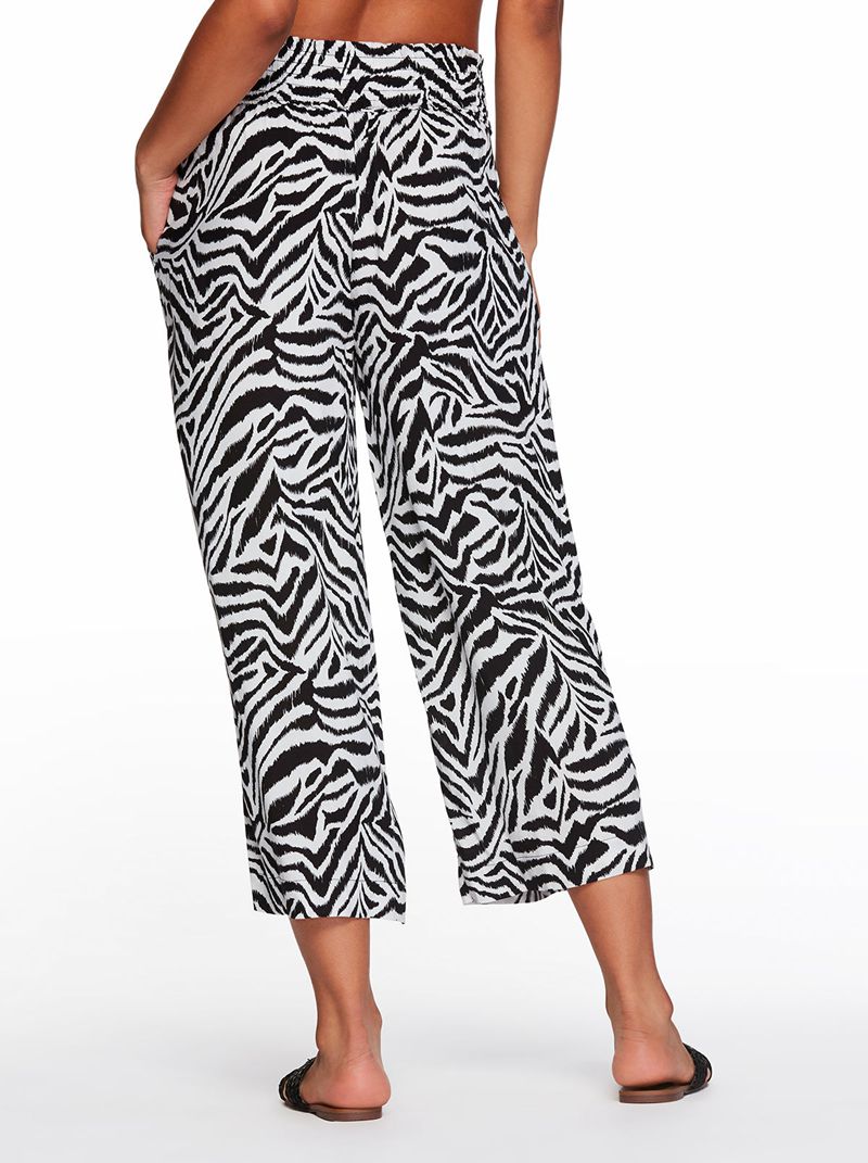 Women's Jessica Simpson Senna Bottoms White / Black | NUVLA-3472