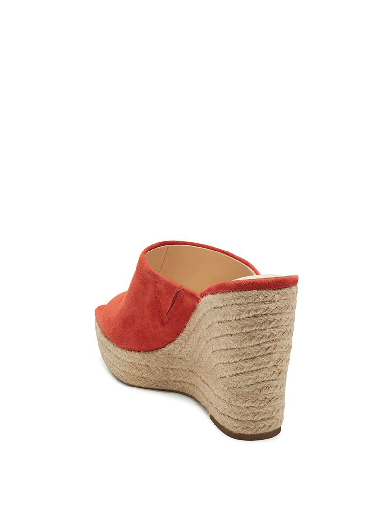 Women's Jessica Simpson Shantelle Platform Shoes Orange | VYPOT-0692