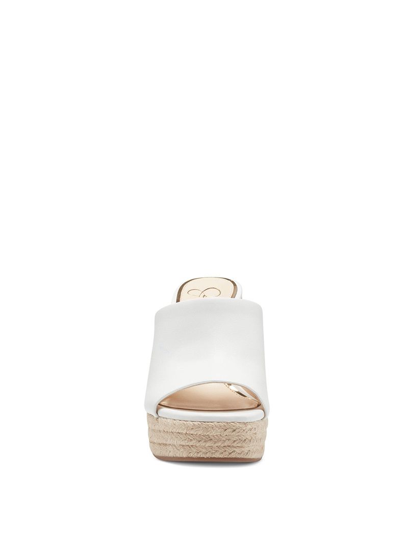 Women's Jessica Simpson Shantelle Slides White | JAZST-0798