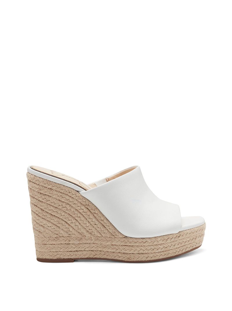 Women\'s Jessica Simpson Shantelle Wedges White | WYBDP-4673