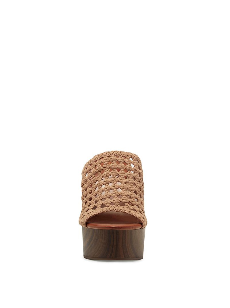 Women's Jessica Simpson Shelbie Slides Beige | FPIOE-6450