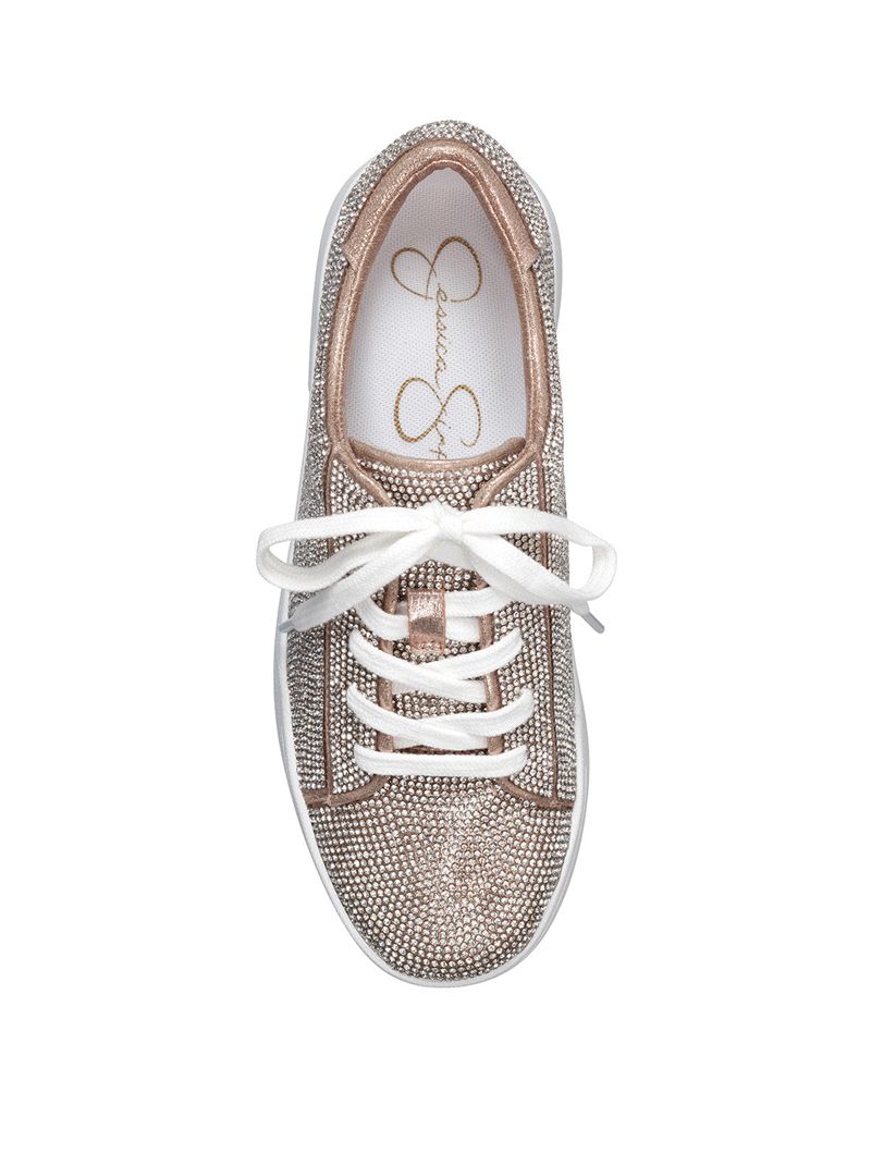 Women's Jessica Simpson Silesta Casual Sneakers White | MVUAI-9480