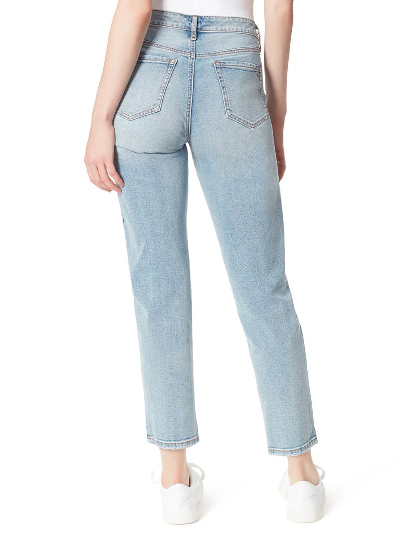 Women's Jessica Simpson Spotlight High Rise Straight Jeans Blue | YQVSG-5873