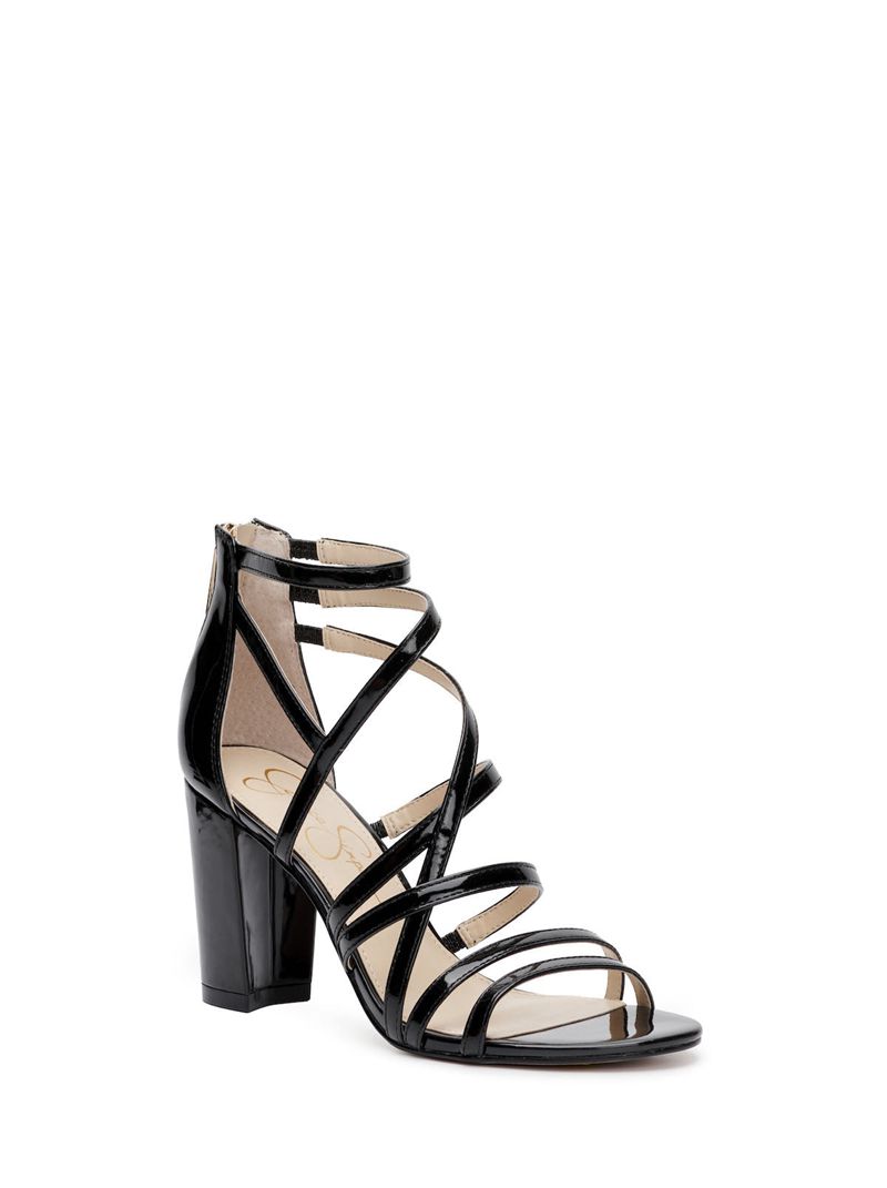 Women's Jessica Simpson Stassey Sandals Black | BKOSV-9720