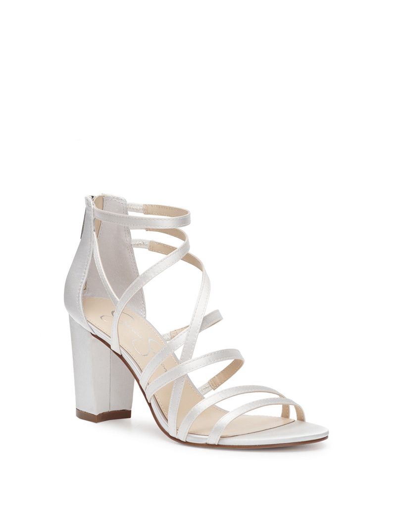 Women's Jessica Simpson Stassey Sandals White | KSOWL-9123