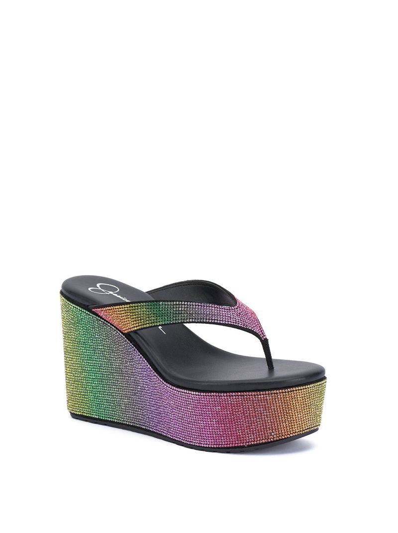 Women's Jessica Simpson Stilla Wedges Multicolor | DJVKQ-2316