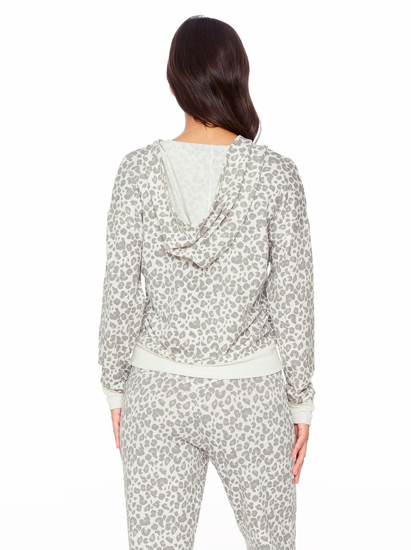 Women's Jessica Simpson Sunnyside Loungewear Silver Leopard | VWBMI-7856