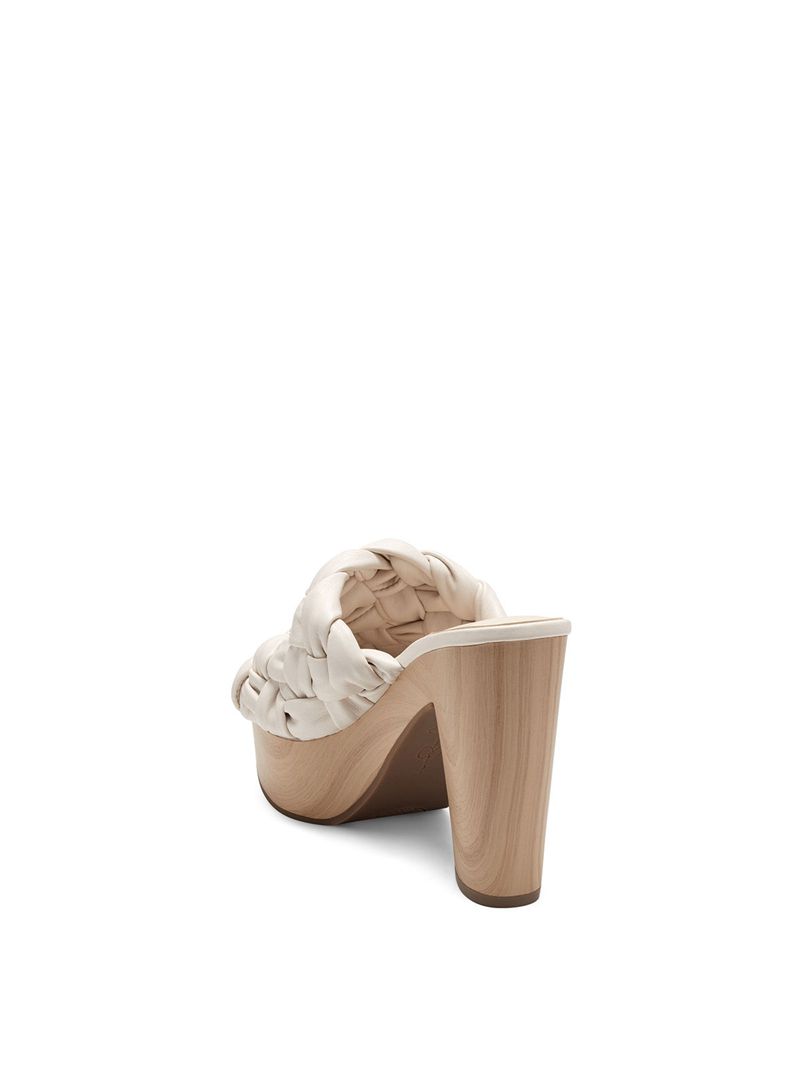 Women's Jessica Simpson Supira Platform Shoes White | BESPX-9635