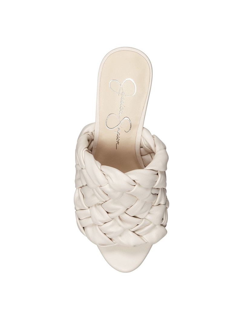 Women's Jessica Simpson Supira Platform Shoes White | BESPX-9635