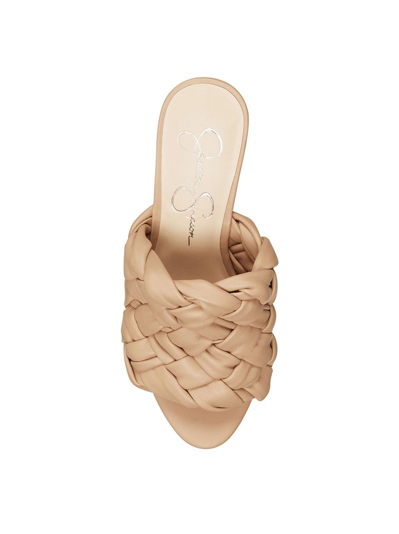 Women's Jessica Simpson Supira Sandals Beige | HWJRI-6478