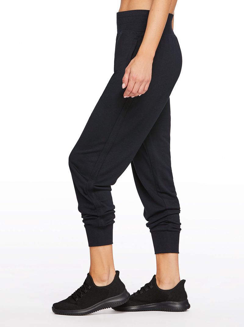 Women's Jessica Simpson Tanya Jogger Bottoms Black | XDYAK-0236