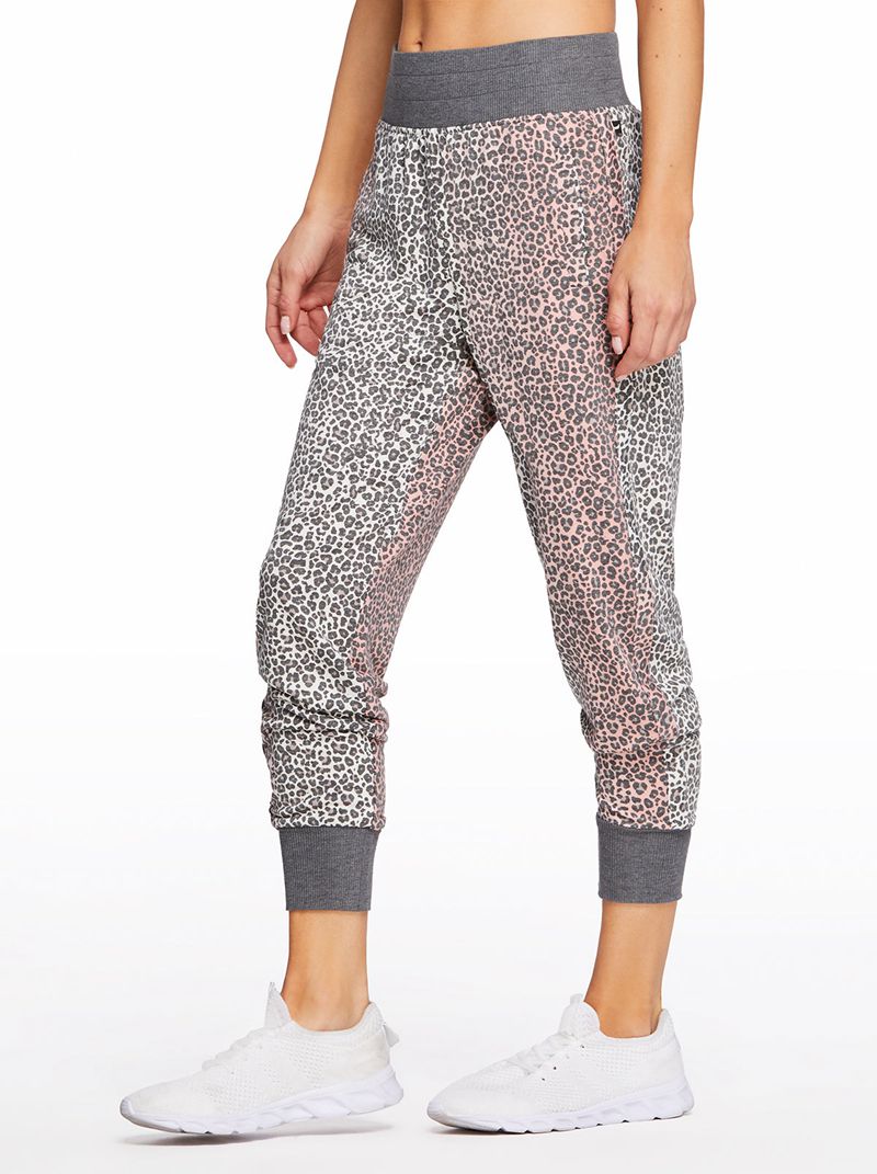 Women's Jessica Simpson Tanya Jogger Loungewear White / Black | FXJEY-7562