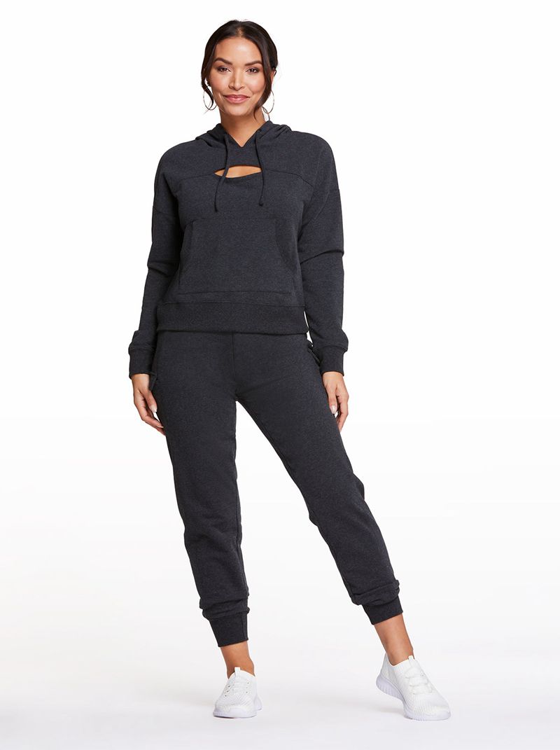 Women's Jessica Simpson Taylor Jogger Bottoms Black | TNIBK-6374