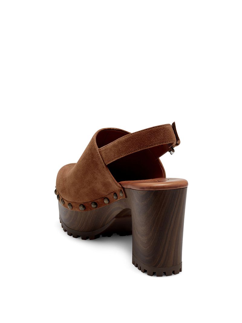 Women's Jessica Simpson Tiarah Clog Platform Shoes Brown | YHTFD-4032