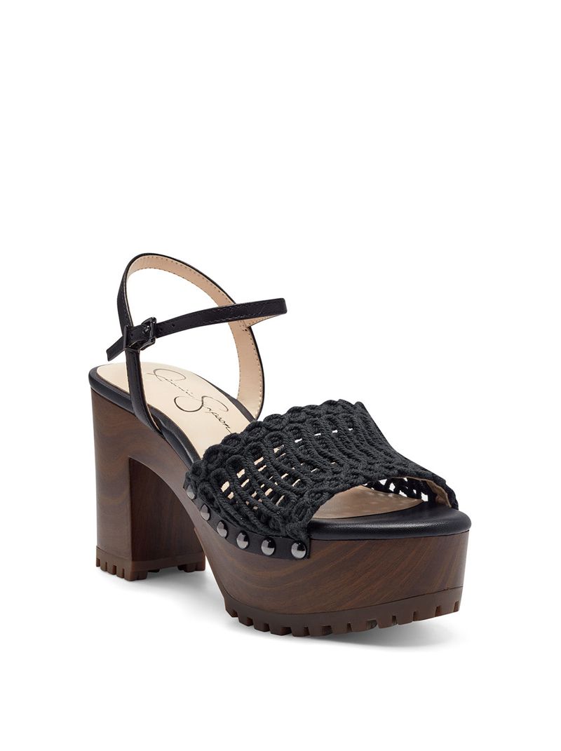 Women's Jessica Simpson Timia Sandals Black | DGWSO-7340