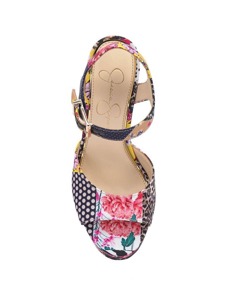 Women's Jessica Simpson Tonnia Platform Shoes Multicolor | AZOJP-9538