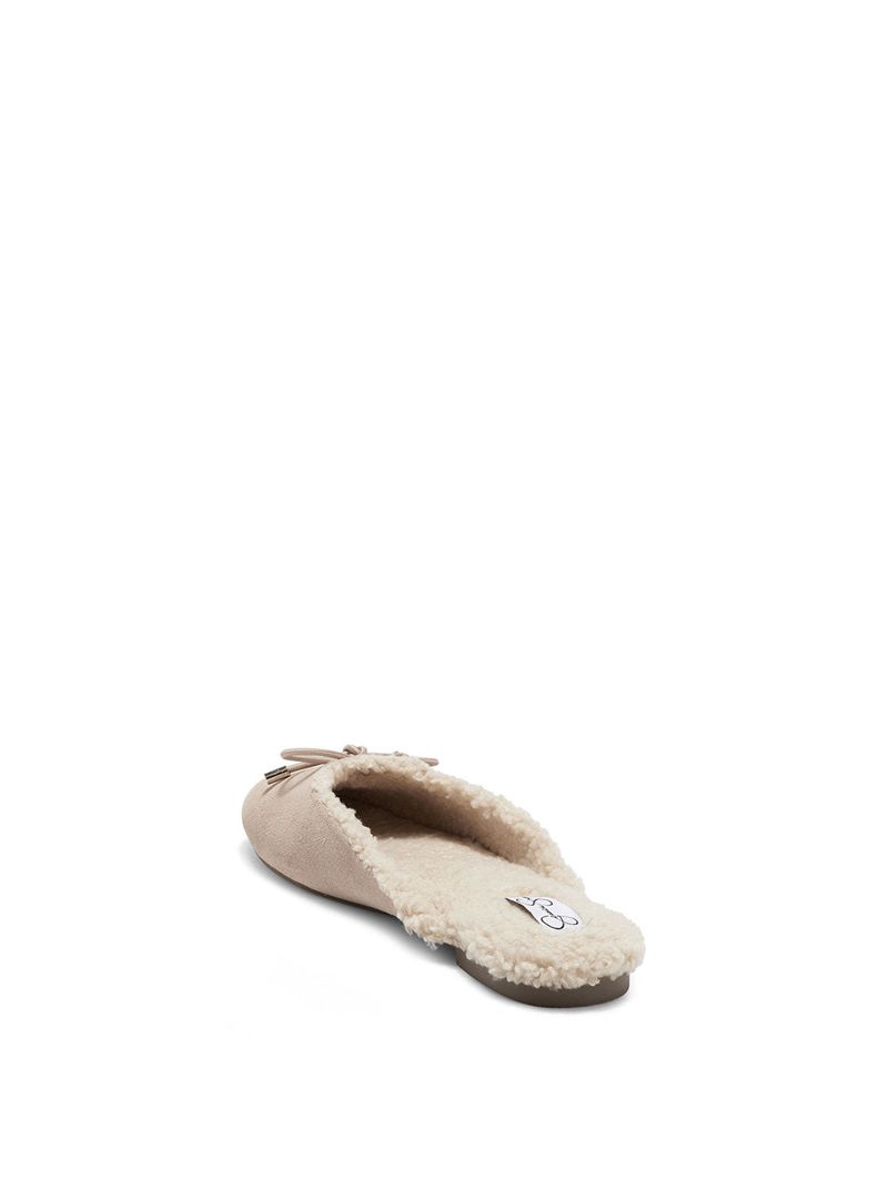 Women's Jessica Simpson Tracee Flat Shoes Beige | TSIAW-5326