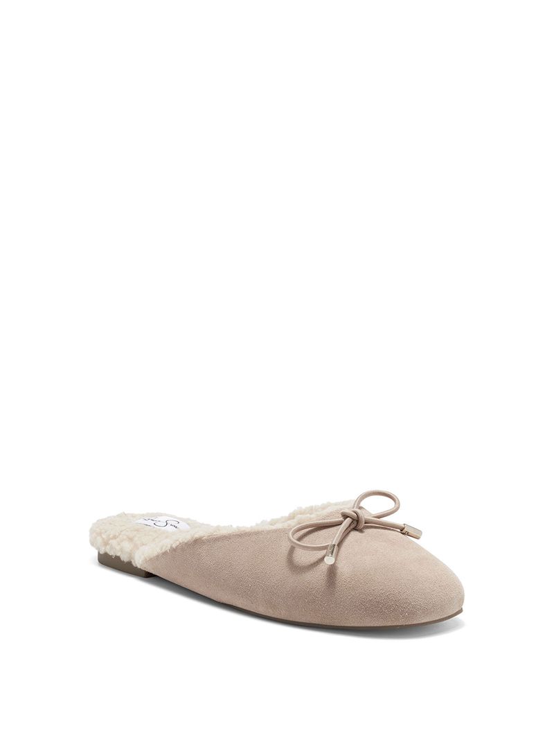 Women's Jessica Simpson Tracee Slides Beige | JRMXB-8315