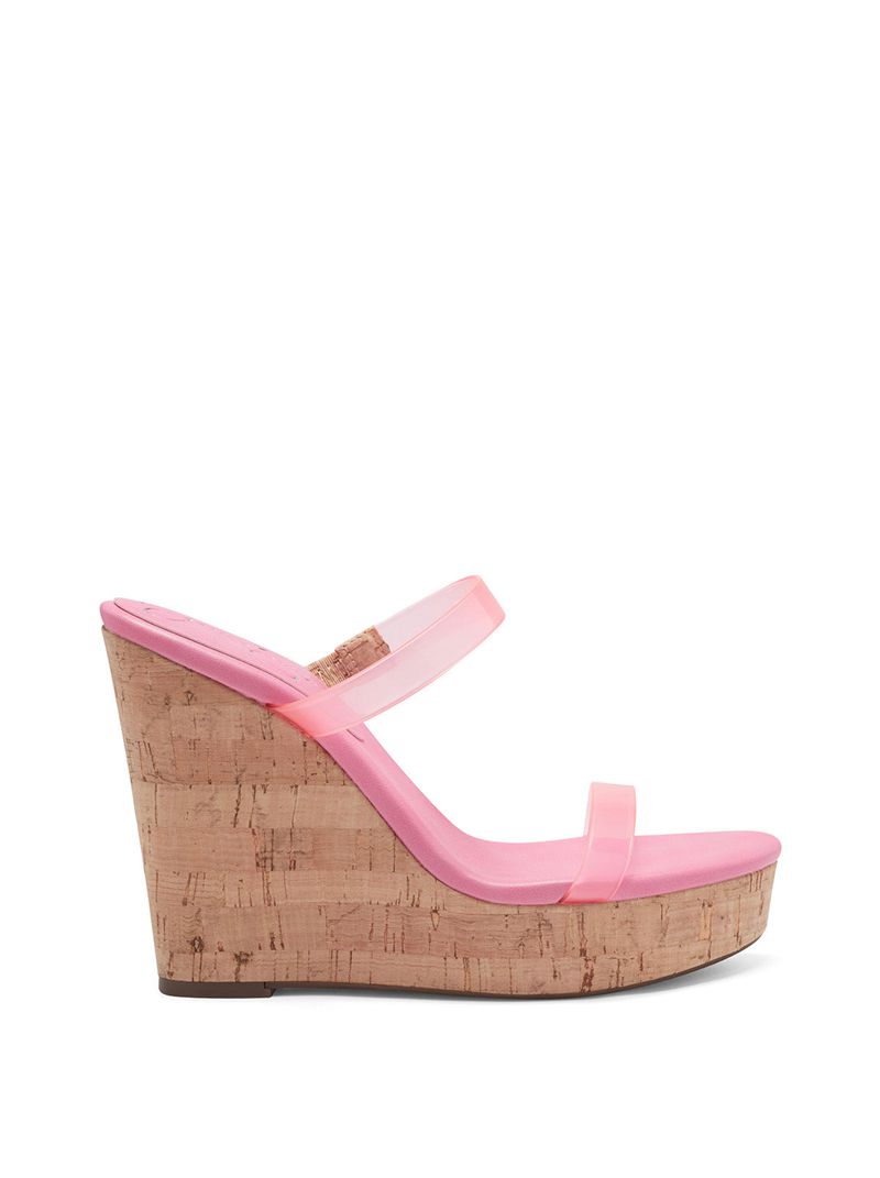 Women\'s Jessica Simpson Tumile Wedges Pink | UCHYE-1502