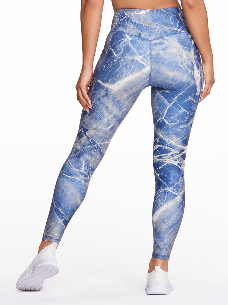 Women's Jessica Simpson Tummy Control Ankle Legg Leggings Blue | VONEG-3978