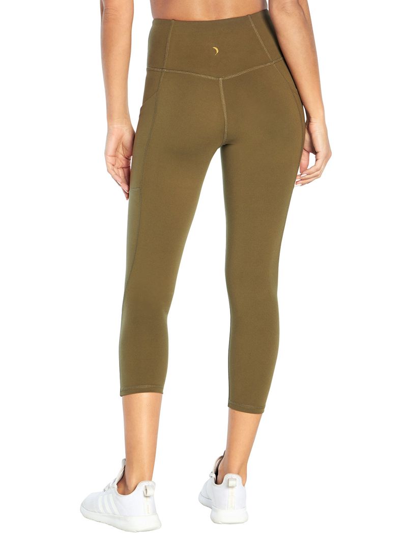 Women's Jessica Simpson Tummy Control Capris Brown | QLHUJ-3508